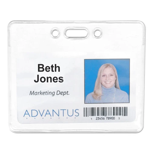 ADVANTUS Proximity Badge Holder, Horizontal, 3-3/8 x 2-3/8