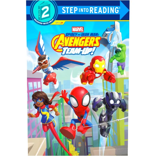 Random House Marvel Spidey and Iron Man: Avengers Team-Up! (Spidey and His Amazing Friends) (Step into Reading)