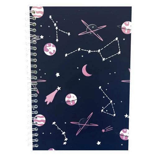 KPOONI Reusable Sticker Book Collecting Album Sticker Storage Book for Adults 37 Sheets Release Paper Sticker Collection Book A5 Size Cute Sticker Keeper Holder (Universe)