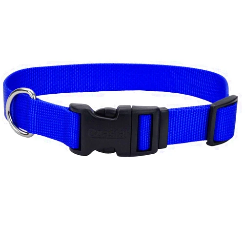 Coastal Pet - Adjustable Dog Collar with Plastic Buckle, Blue, 1