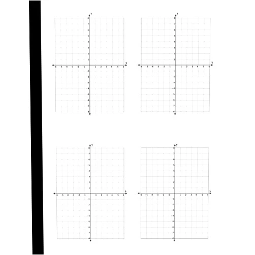 By Lekky Bliger (Author) Axis Graph Paper: Grid Paper Notebook With X and Y Axis For Algebra | 8.5 x 11 inches, 55 Sheets | Four Quadrants, Four Coordinate Grids Per Page, 4 ... Coordinate Plane Graphing Note Book (Printed)
