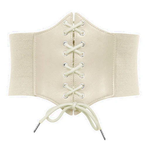 GRACE KARIN Lace-up Cinch Belt Tied Corset Elastic Waist Belt
