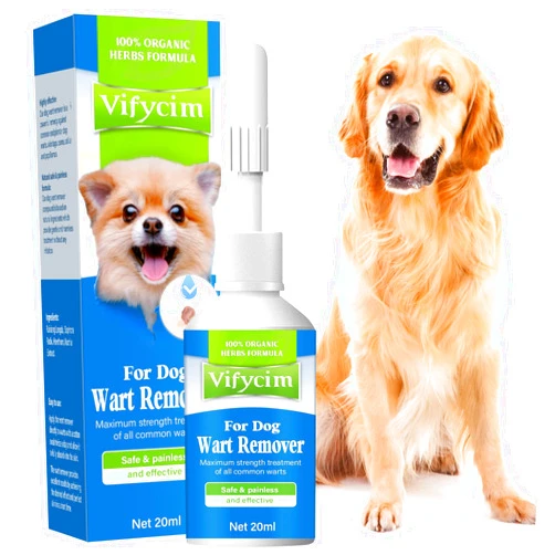 IFuntecky Dog Wart Remover - Dog Warts Removal Treatment Rapidly Eliminates Wart for Dogs, No Harm Pain-Free Wart Fall Off Naturally