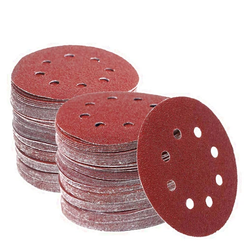 UltraOutlet 160 PCS 5 Inch Sanding Discs Hook and Loop Orbital Sander Pads Sand Paper Discs for Sander 40 60 80 100 120 150 240 320 400 600 Grit Power Sanding Discs 5 Inch 8 Hole Round Sanding Discs (40-600 Grit)
