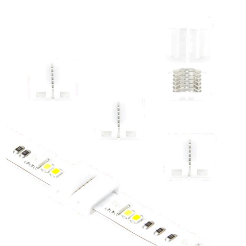 Armacost Lighting 6 Pin RGB+WW LED Strip Light Tape to Tape Splice Connector (5-Pack) 760790