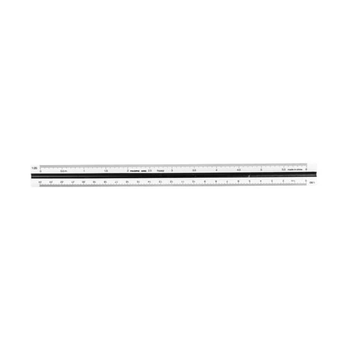 Pacific Arc Metric Scholastic Scale Ruler, Scaled: 1:20,33 1/3, 40, 50, 80, 100 or .05.03.025.02.0125.01