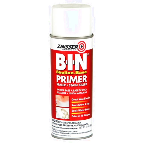Zinsser 12-Pack of 13 oz 01008 B-I-N White Shellac Base Interior/Exterior Primer/Sealer