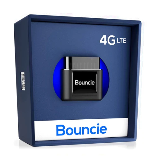 Bouncie GPS Car Tracker [4G LTE], Vehicle Location, Accident Notification, Route History, Speed Monitoring, GeoFence, No Activation Fees, Cancel Anytime, Family or Fleets
