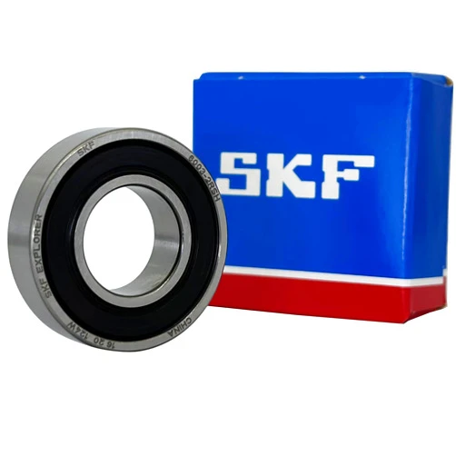 Nsk Bearings 2PACK SKF 6003-2RSH 6003-2RS 17X35X10MM Double Rubber Seal Bearings Pressed Steel Cage Deep Groove Ball Bearings