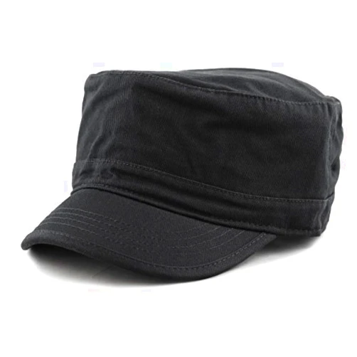 The Hat Depot Cadet Military Army Baseball Cap Tie Dye & Washed Cotton Basic & Distressed Cadet Brushed Cotton Cap