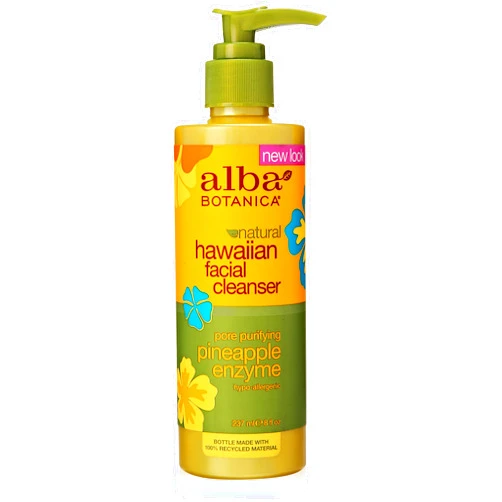 Alba Botanica Hawaiian Enzyme Face Cleanser, Pineapple, 8 oz