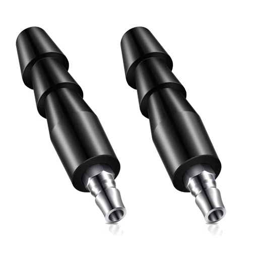Zhanmai 2 Pcs Vac U Lock Adapter Quick Air Connector Quick Connector Device (Black)