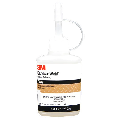 3M Scotch-Weld Instant Adhesive CA40, Clear, 1 fl oz Bottle