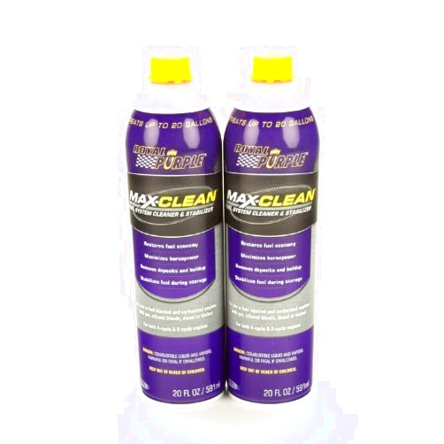 Royal Purple 11722-2PK Max-Clean Fuel System Cleaner and Stabilizer - 20 oz. Bottle, (Pack of 2) by Royal Purple