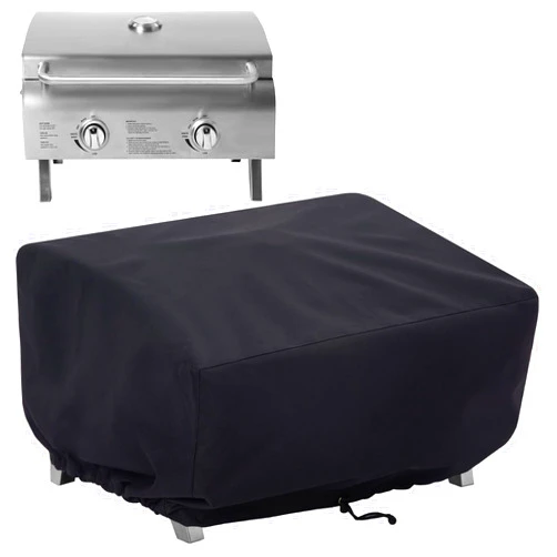 NOELIFE 24 Inch Tabletop Grill Cover for Cuisinart CGG-306/ CGG-059A/ CGG-059, Pit Boss 75275/ PB336GS/ PB100P1, Waterproof Outdoor BBQ Grilling Griddle Accessories, Black (Cover Only)