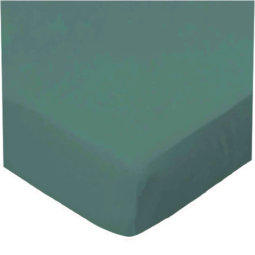SHEETWORLD.COM SheetWorld Baby Fitted Bassinet Sheet Fits Nuna Mixx 12 x 29 inches, 100% Cotton Woven Sheet, Unisex Boy Girl, Hunter Green Woven, Made in USA