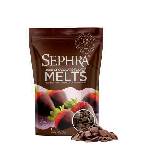 Sephra Fountain-ready Dark Chocolate Flavor Melts - 2lb Bag