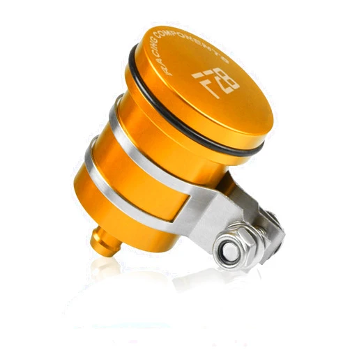 DOLOX Oil Cup CNC Motorcycle Brake Fluid Reservoir Clutch Tank Cylinder Master Oil Cup for Yamaha FZ8 FZ 8 2011 2012 2013 2014 2015 (Color : Gold)