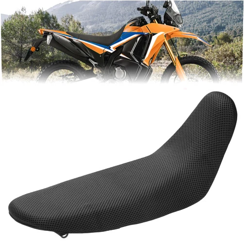 KEMIMOTO Motorcycle Universal Dirt Bike Seat Cover Gripper Dirtbike Soft Seat Cover Cushion for Motorcycle Black Dirt Bike CRF300 Accessories