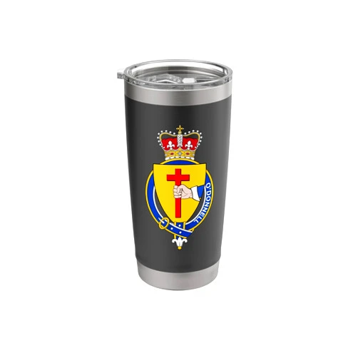 Family Crest and Coat of Arms clothes and gifts O'Donnell Coat of Arms - Family Crest Stainless Steel Insulated Tumbler