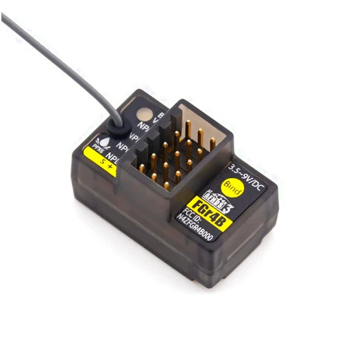 MLRPGO Flysky FGr4B 2.4G 4CH AFHDS 3 Micro Receiver PWM PPM i-Bus S.Bus Output for PL18 NB4 Lite RC Car Boat