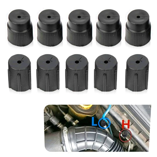 Pinflaw Pack-10 Car Air Conditioning Valve Core Repair Cover, 0.5