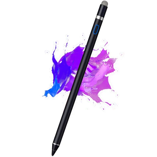 Kenkor Active Stylus Pen for iPhone/iPad/Android, Kenkor Pencil with Dual Touch Function, Rechargeable Digital Fine Point Pen for Apple iPad Pro/Air/Mini/iPhone/Cell Phone/Samsung/Tablet Drawing & Writing