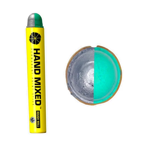 Graff-City Hand Mixed Rough Wall Permanent Paint Stick Marker - Fade & Waterproof Multi Surface Solid Pen (Kryptonite)