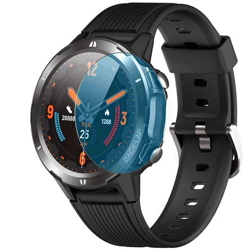 Puccy 3 Pack Anti Blue Light Screen Protector Film, Compatible with Vigorun KUNGIX ID216 KG-216 Smartwatch smart watch TPU Guard （ Not Tempered Glass Protectors ）