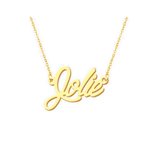 Aoloshow Personalized Name Necklace Custom Any Name Necklaces Jewelry for Womens New Mom Bridesmaid Gift