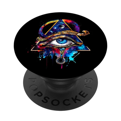 Visit The Eye of Ra Apparel THE EYE OF RA Mystical Enlightened Powerful Cosmic Spiritual PopSockets Standard PopGrip