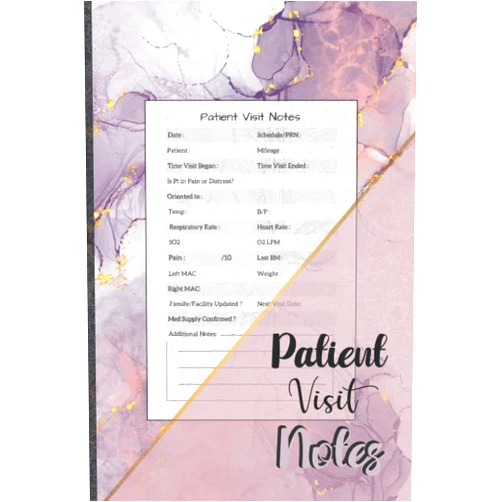 Yugie Publishing Patient Visit Notes: A Notebook For Hospice Nurses | Hospice Nurse Reference And Nursing Assessment Notebook | Logbook For Quick Patient Documentation ...| Visit Tracker | Patient Advice Journal