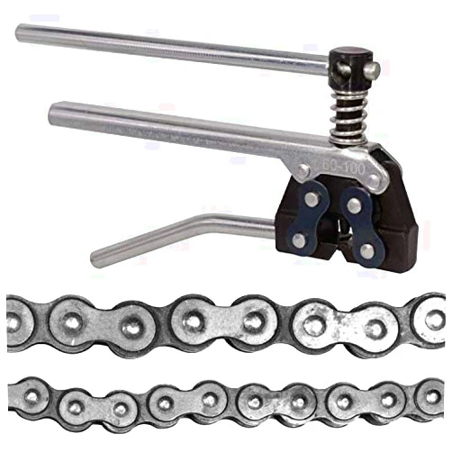 Ansoon #60-100 Roller Chain Breaker Splitter Detacher Cutter Tool for 60 80 100 12B 16B 20B C2040 C2042 C2050 C2052 A2040 A2050 Roller Chain Fit for Motorcycle Bicycle Go Kart ATV Chains Replacing