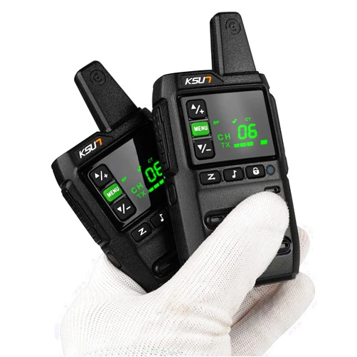 KSUN Long Range Walkie Talkies Waterproof, 2 Pack Rechargeable Two Way Radios Adults USB Charging Battery Portable for Outdoor Hunting Camping Hiking Off Roading Accessories GZ20