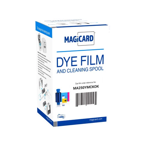 BadgePass Magicard MA250YMCKOK Color Ribbon Kit (YMCKOK, 250 Prints) for Enduro and Rio Pro Series Card Printers Straight from Manufacturer