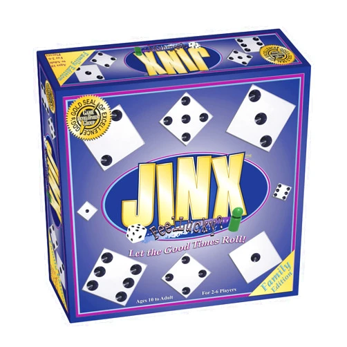 Game Development Group Jinx - Fast and Fun Game of Chance Where The Luck of The Roll Determines Your Fate - Game Night Fun for Family & Adults