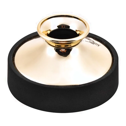 Drfeify Alto Saxophone Mute, Plastic Mute Dampener Sax Noise Remove Accessory for Alto Saxophone(Gold) Play instrument accessories