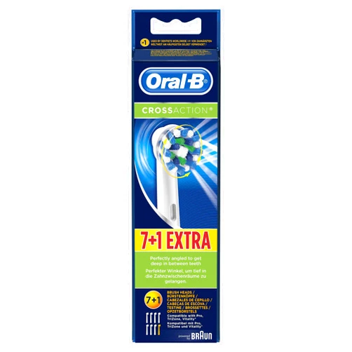 Braun Oral-B Cross Action Replacement Toothbrush Heads by Oral-B (Original Version)