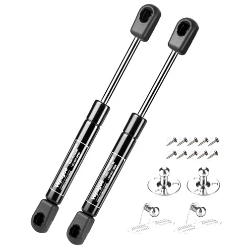 Vepagoo 4053 7.5in 111N/25lb Gas Strut Gas Shock Spring Lid Support for RV Cabinet Door Toy Box Boat Sentry Gun Safe, Set of 2