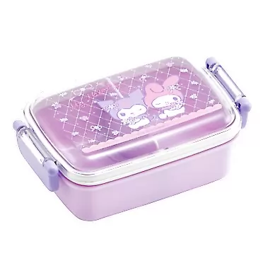 Skater Lunch Container Box Kuromi My Melody Sanrio 450ml RBF3ANAG