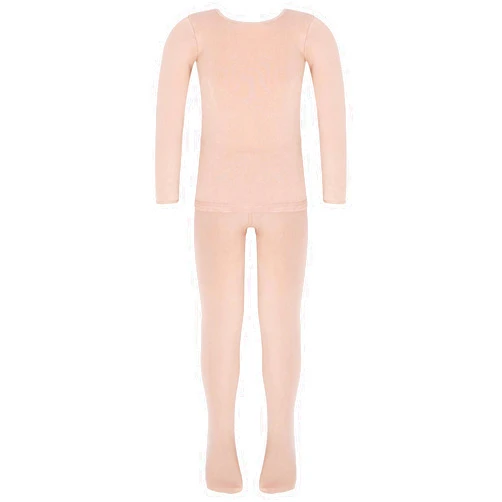YEAHDOR Kids Boys Girls Fleece Lined Thermal Underwear Long John Set Gymnastics Ballet Dance Undergarments