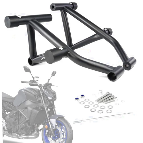 Xitomer Highway Crash Cage Engine Guard Compatible with MT-09 / SP 2021-2023 MT09 MT 09 SP Steel Crash Bar Motorcycle Stunt Engine Guard Frame Protection