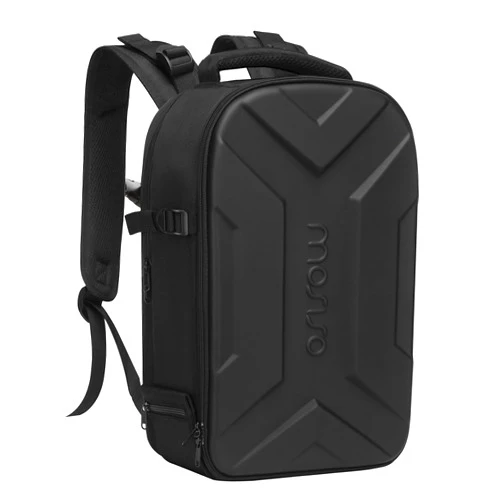 MOSISO Camera Backpack, DSLR/SLR/Mirrorless Photography Camera Bag Waterproof Artistic Geometric Hardshell Case with Tripod Holder&15-16 inch Laptop Compartment for Canon/Nikon/Sony, Black