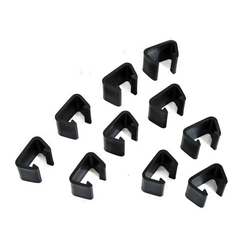 Outsunny Furniture Clips, Outdoor Sectional Couch Connectors, Wicker Furniture/Chair Clamps for a Module Patio Sofa, Set of 10