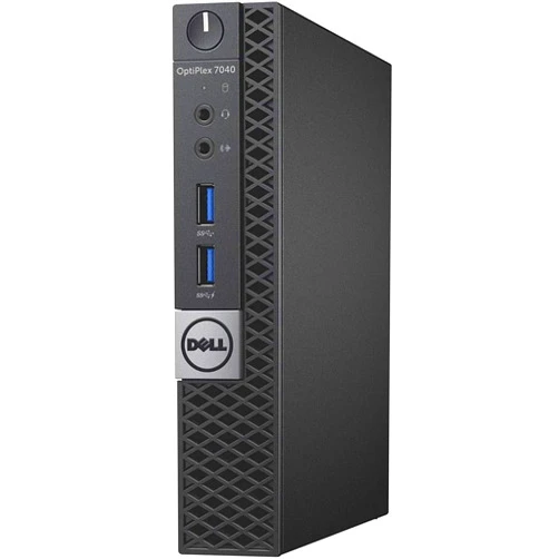Dell Optiplex 7040 Micro Form Factor Desktop, Intel Quad Core i5 6500T 2.5Ghz, 16GB DDR4, 256GB NVMe SSD, Wi-Fi, HDMI, Windows 10 Pro (Renewed)