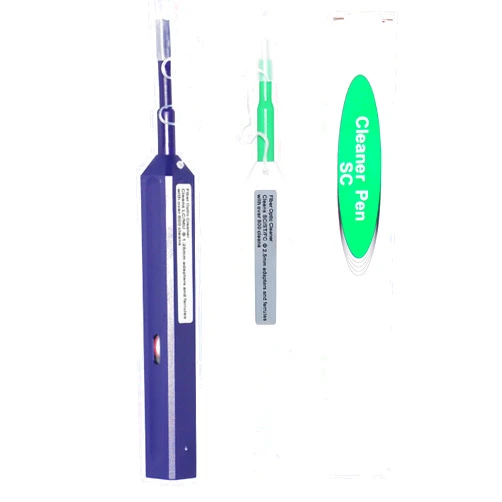 BTBGOET 2PCS LC Fiber Optic Cleaner Pen One Click Fiber Cleaner SC for 1.25mm LC/MU 2.5mm SC/F C/ST E2000 Fiber Optic Cleaner Tool Over 800 Times for Fiber Connectors Cleaning