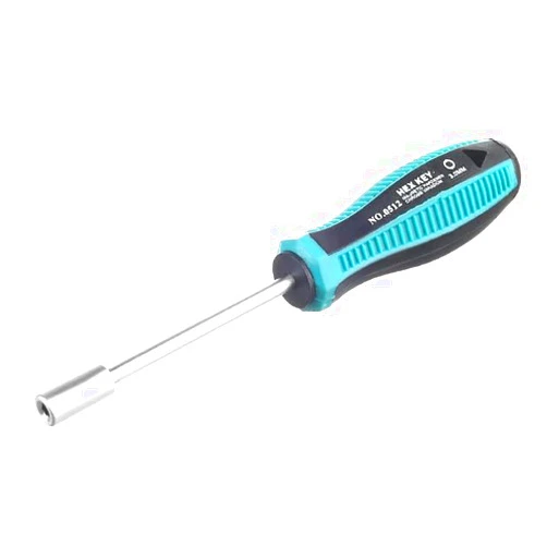 Utoolmart 3mm Socket Wrench Screwdriver, Socket Driver Hex Nut Key Wrench Screwdriver, Cr-V Steel Round Shaft High-carbon Steel Hex Nut Driver Carburetor Adjustment Tool,Non-Magnetic