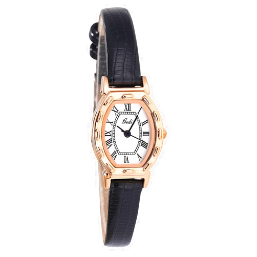 Gosasa Womens Dress Watch Tonneau Roman Numerals Casual Ladies Watch with Leather Strap Creative Analog Quartz Watches for Women Waterproof Ladies Gift Birthday Gift