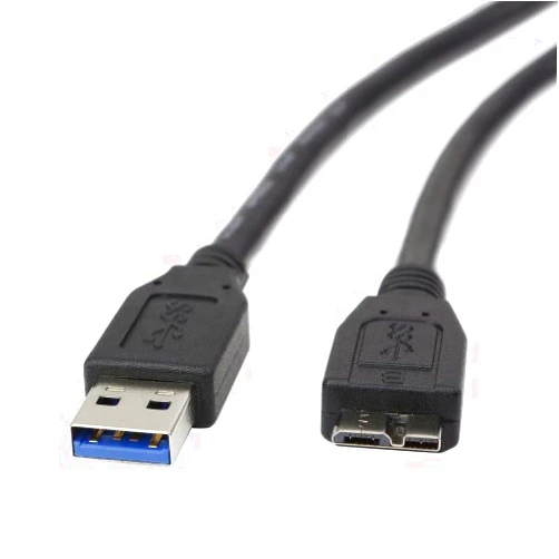 RoyDSMumey 3FT USB 3.0 Cable/Cord for Seagate Goflex, Expansion Desktop External Hard Drive Super Speed 5Gbps A/Micro B Device,Black