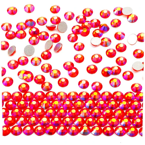 Genio cristal SS20 Hyacinth AB Flatback Rhinestones,1440pcs, 5mm Glue Fix Glass Rhinestones for Tumblers, Cups, Shoes, Clothes, Crafts, Competition Suits, etc.